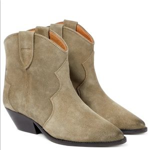 Isabel Marant Dewina suede boot Taupe sz 40 $770